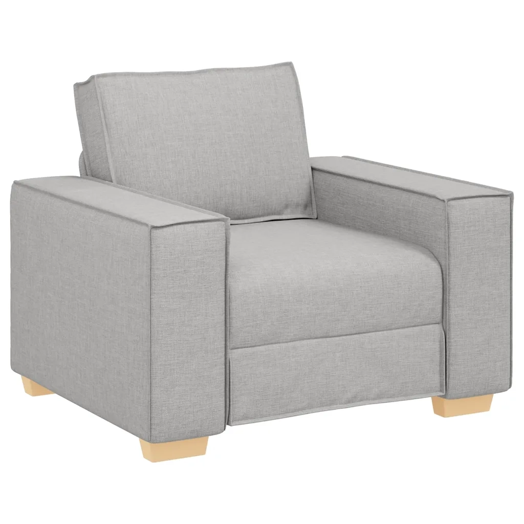 Poltrona Divano-Divano Sedia Grigio Nuvola 100x78x84 cm Tessuto