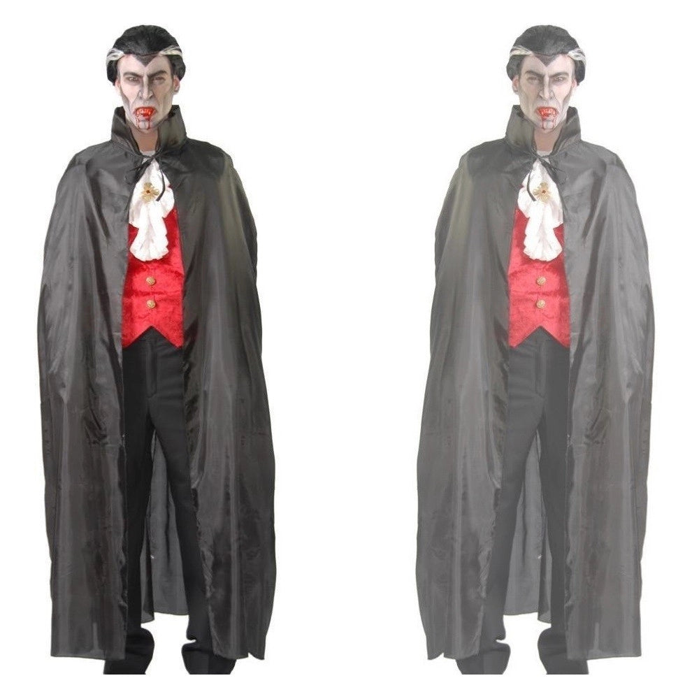 Trade Shop - Costume Travestimento Di Halloween Carnevale Mantello Vampiro Misura 140cm -