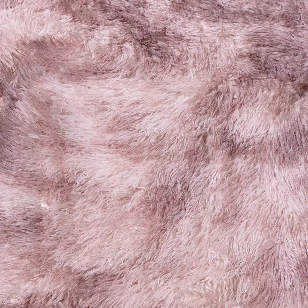 Tappeto del soggiorno | Tappeto Shaggy a Pelo Lungo NAVARRA Rosa Antico 240x240cm
