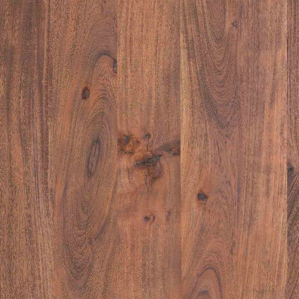Tavolo da pranzo in legno marrone 150x150x77h cm