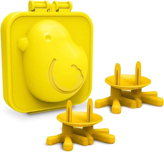 Forma per uovo in plastica - Modello di uovo cotto - Contenitore per uovo - Muffiniera per uovo - Sostegno per uovo - Personalità creativa - Uovo al forno duro - Bento di riso - Cucina fai da te per torte