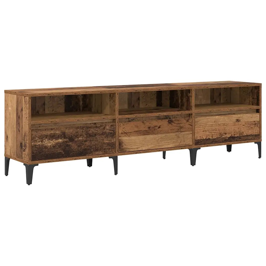 vidaXL Mobile TV Legno vecchio 150 x 30 x 44.5 cm Legno multistrato