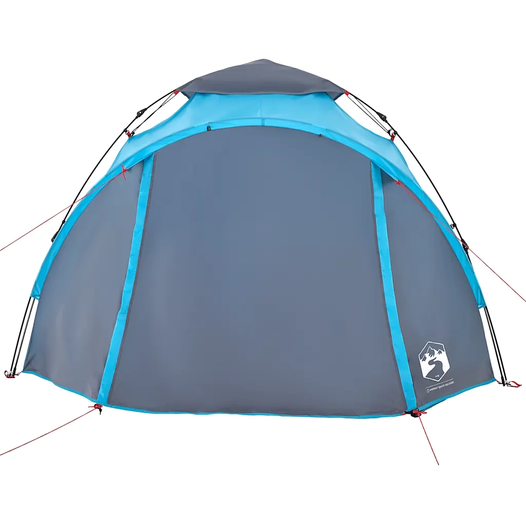 Tenda a Cupola da campeggio | Tenda da campo 3 Persone Blu a Rilascio Rapido
