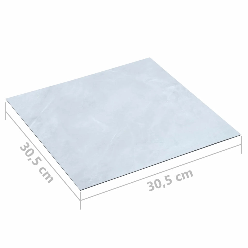 Tavole per Pavimenti 55 pz Bianco 5,11 m2 PVC CFW7705378