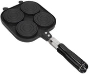 Frittelle Frittiera Bisturi Sandwich - Superficie Antiforfora - Design Portatile - Ideale per Campeggio - Multifunzionale - Wafeliera