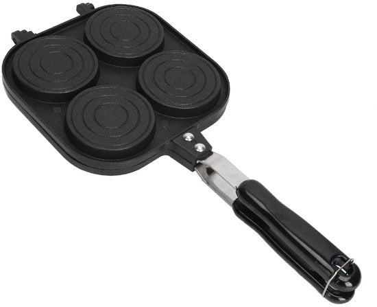 Frittelle Frittiera Bisturi Sandwich - Superficie Antiforfora - Design Portatile - Ideale per Campeggio - Multifunzionale - Wafeliera
