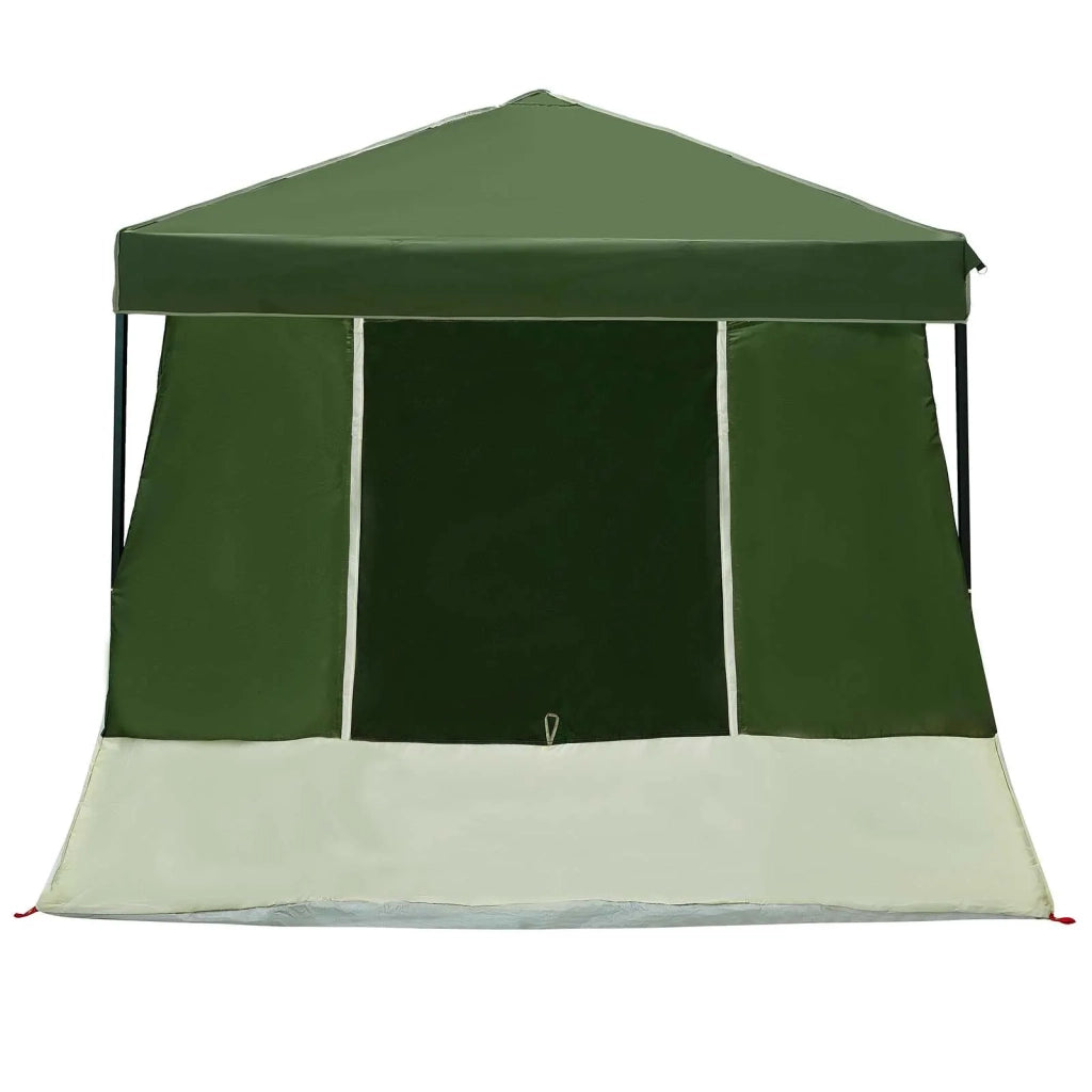 Set di Tende da Campeggio 2 pcs Verde Taffeta e Tessuto