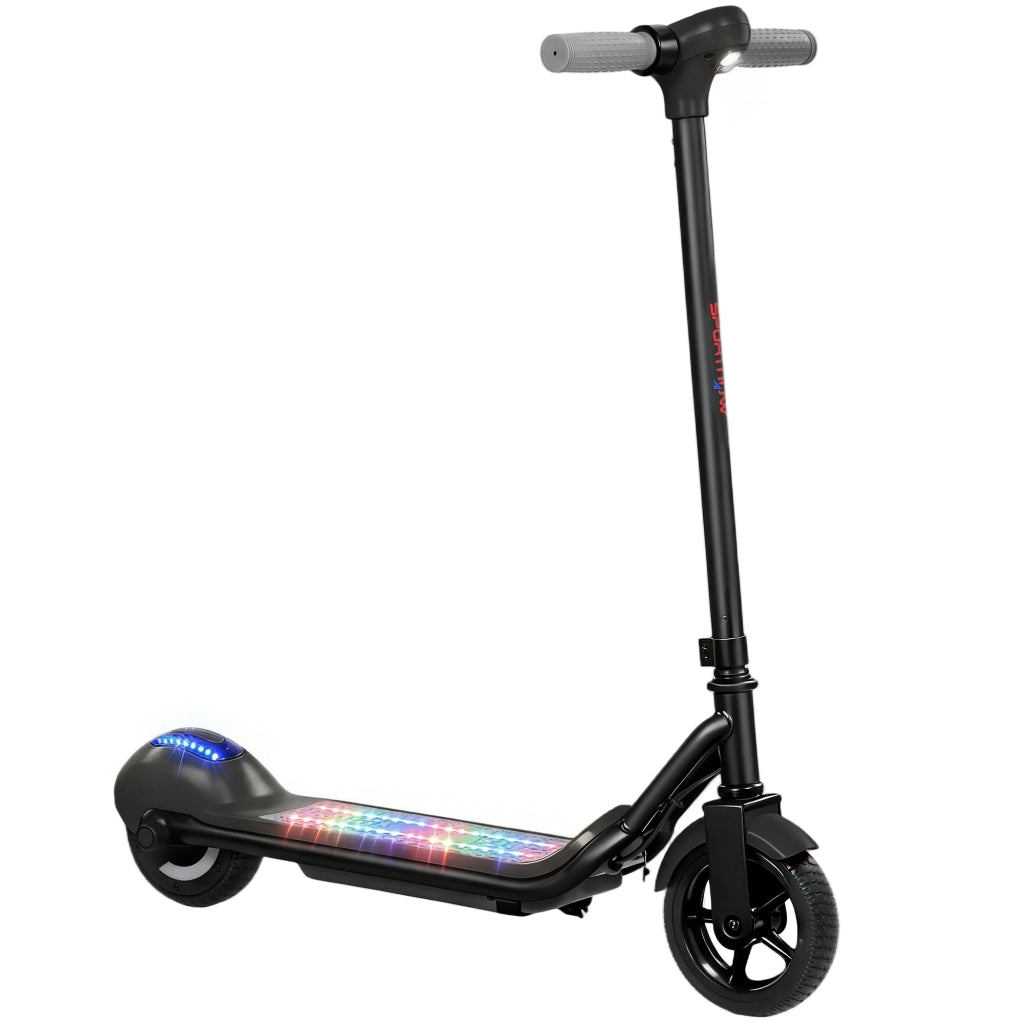 Trottinette Elettrica Bambini 6-14 Anni ¨C zephmum ¨C LED RGB Nero 6.5''