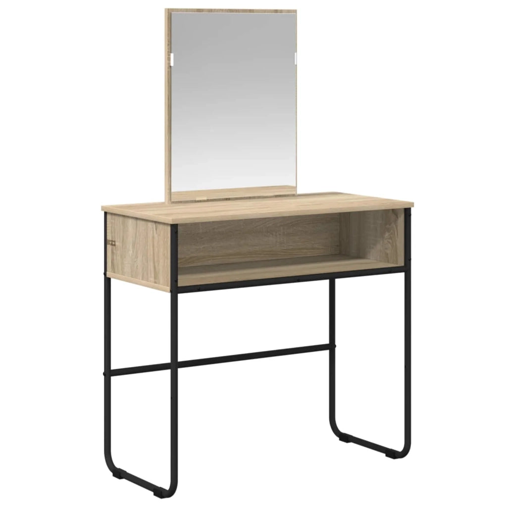 Tavolo da Trucco con lo scaffale Rovere Sonoma 81 x 40 x 131 cm 8007690
