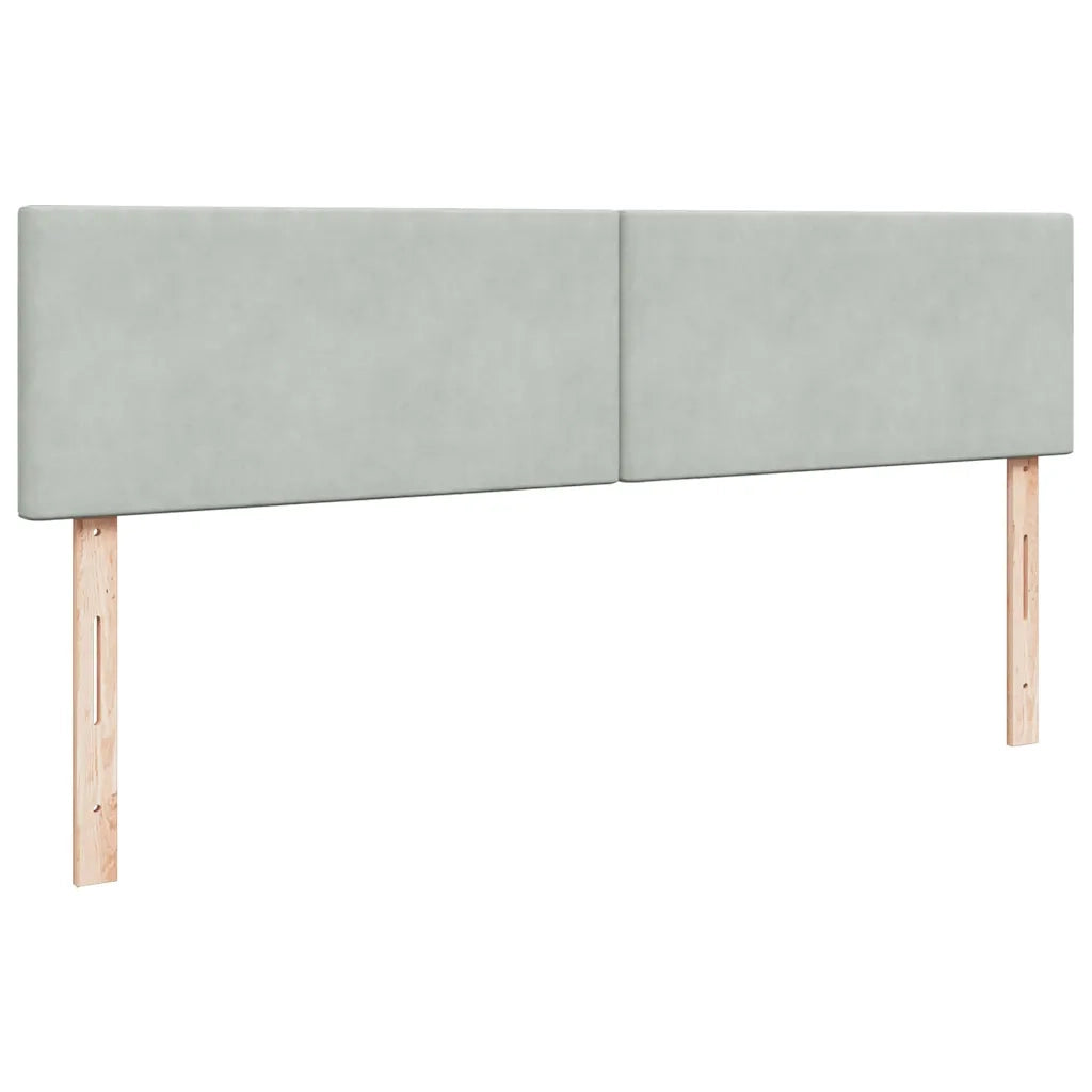 Struttura Letto Pouf con Materasso 160x200 cm in Velluto 3312560