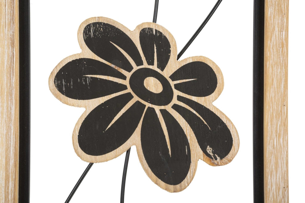 PANNELLO IN FERRO E LEGNO KOMAN -A- CM 26X2,5X60