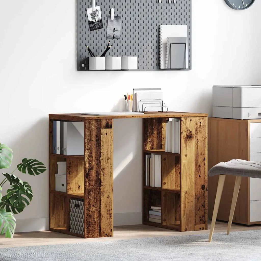 Scrivania | Tavolo da Ufficio Legno vecchio 90 x 50 x 75 cm Legno multistrato