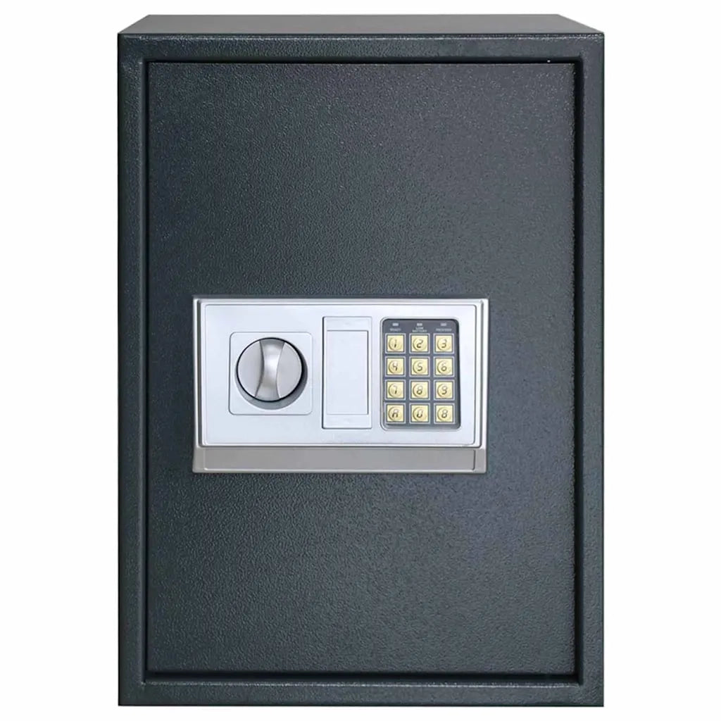 Cassetta di sicurezza digitale Grigio scuro 35 x 31 x 50 cm