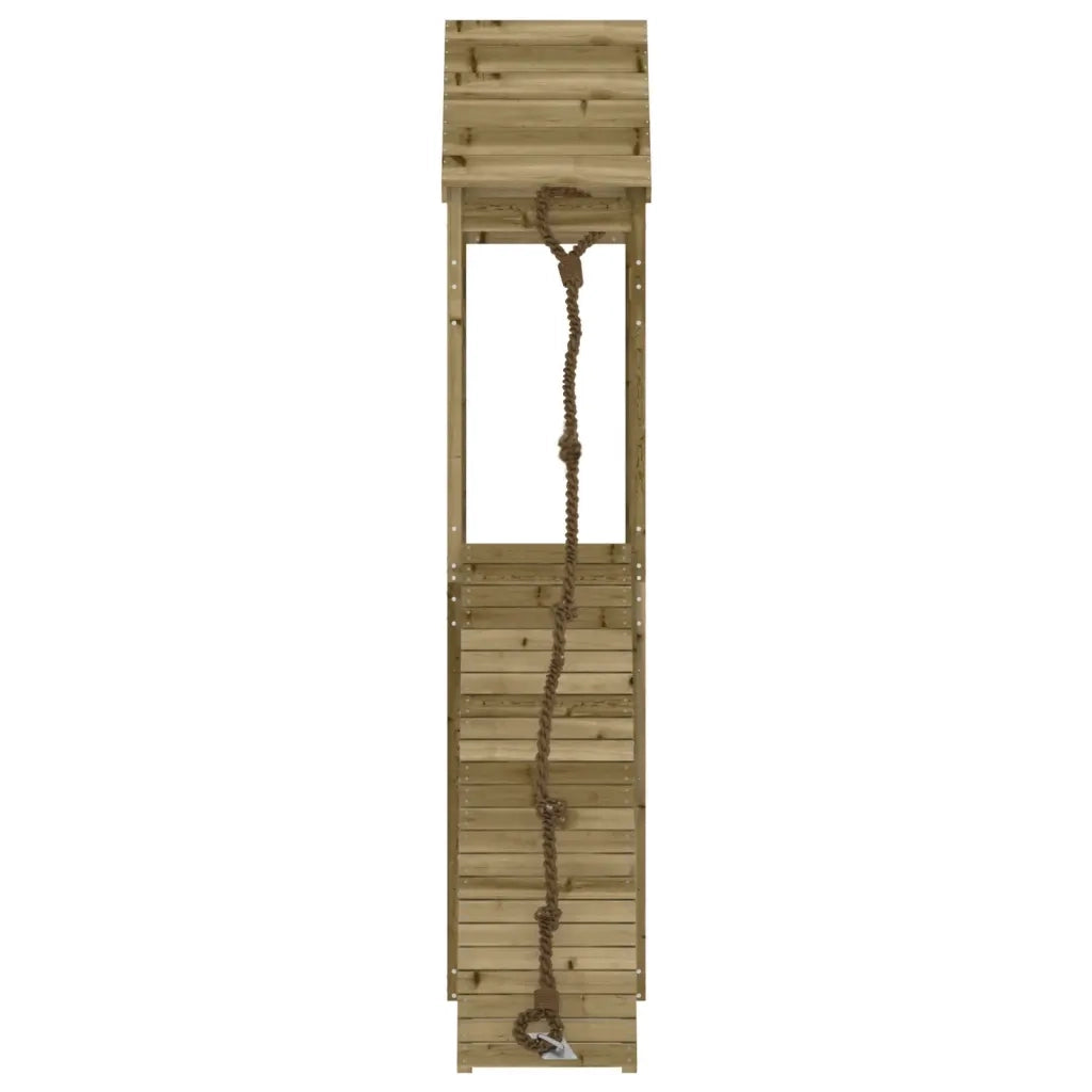 Casetta con Arrampicata in Legno di Pino Impregnato 3156900