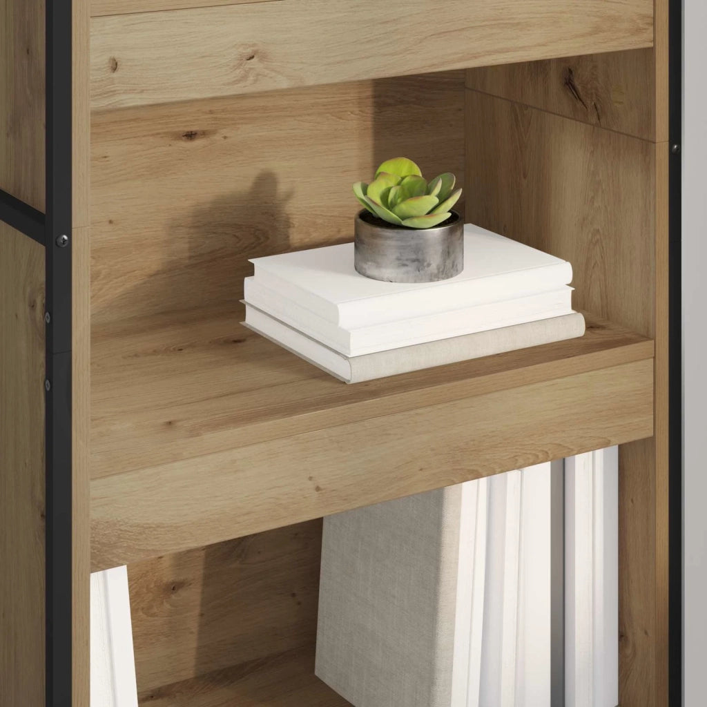 Armadio per Libri 2 pcs Rovere Artigianale 60 x 30 x 189,5 cm 3403003