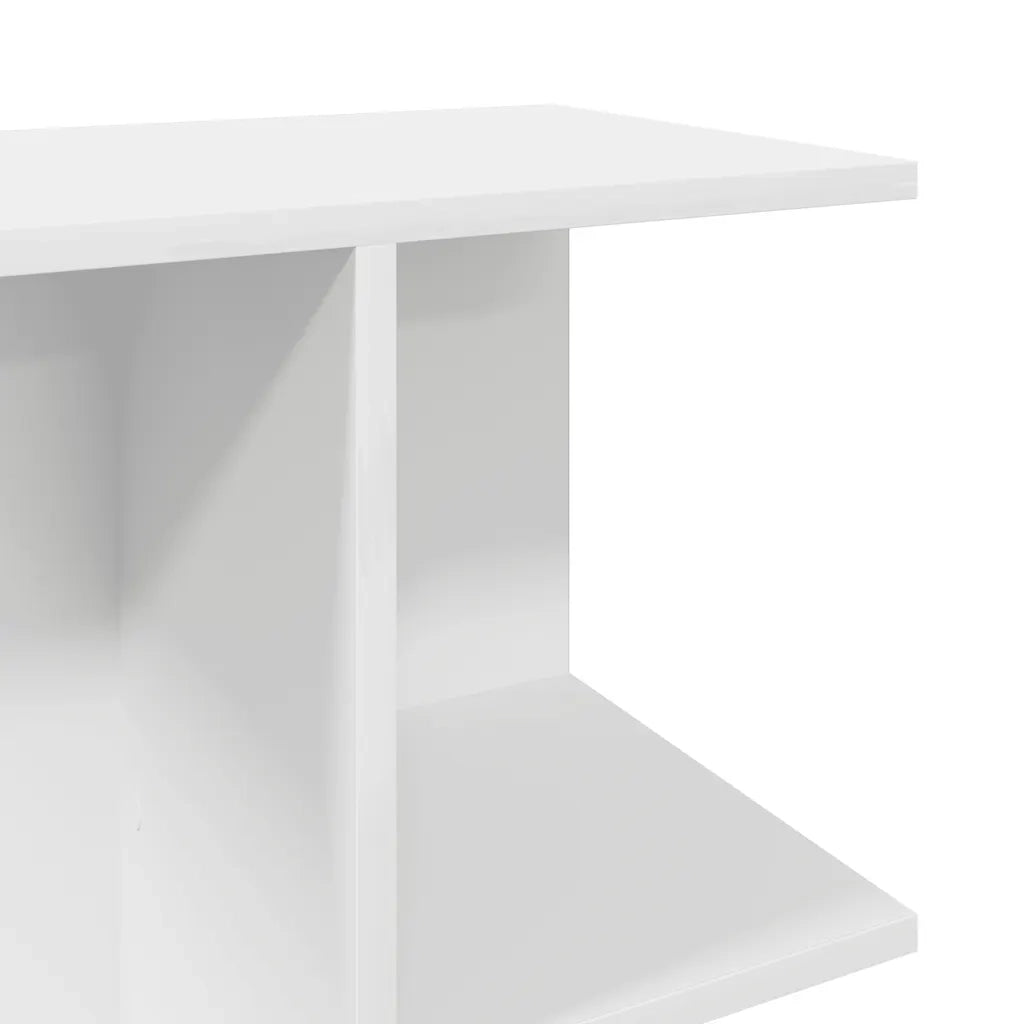 vidaXL Comodini 2 pz Bianchi 46,5x29x61 cm in Legno Multistrato