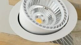 INCASSO LED DELTA ORIENTABILE BIANCO 33W 2640LM 3200K 16,5X14CM