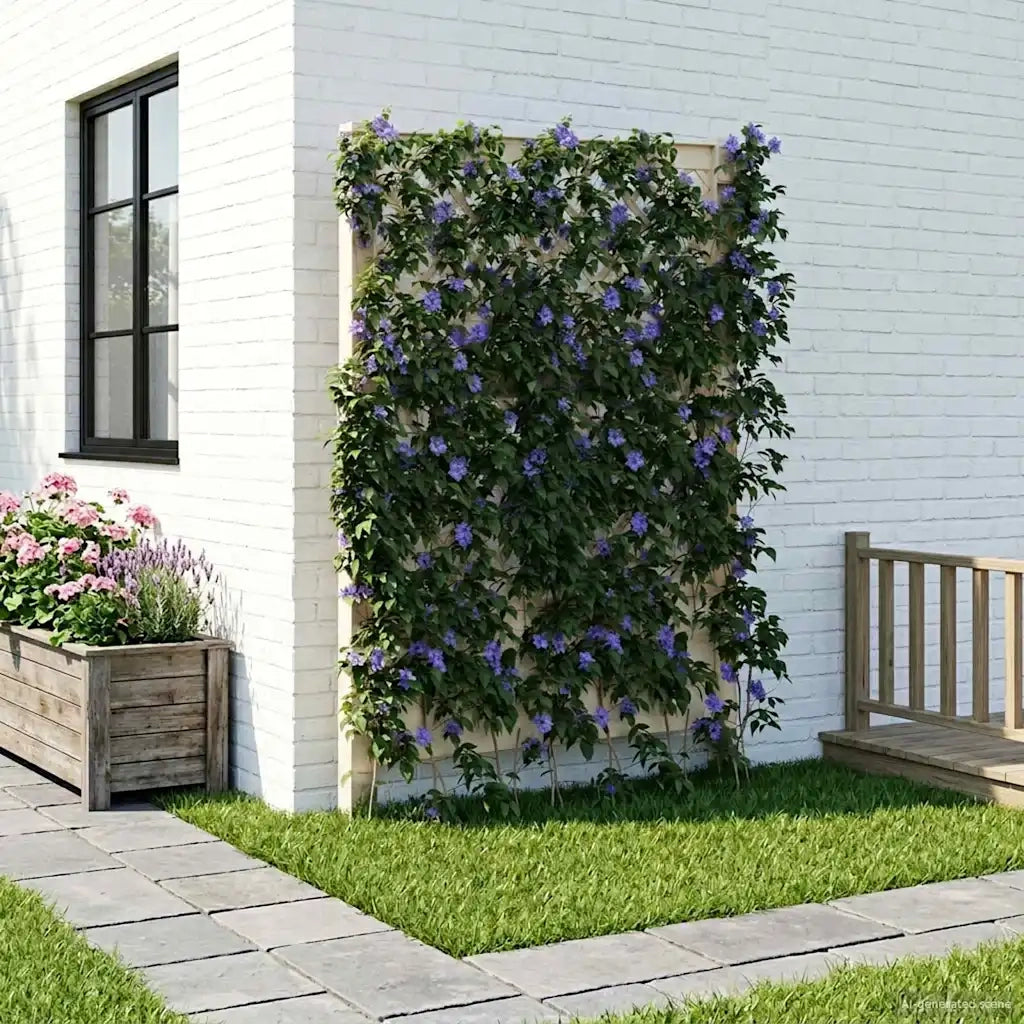 Trellis con Punta Bianco 99 x 6 x 165 cm PP CFW1742422