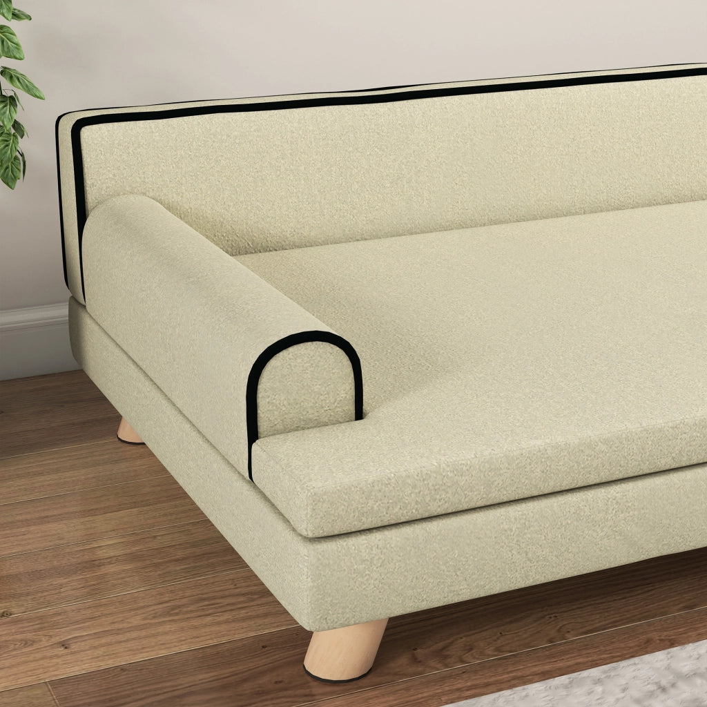 Divano per cani e gatti ¨C zephmum ¨C beige 100x62x32 cm