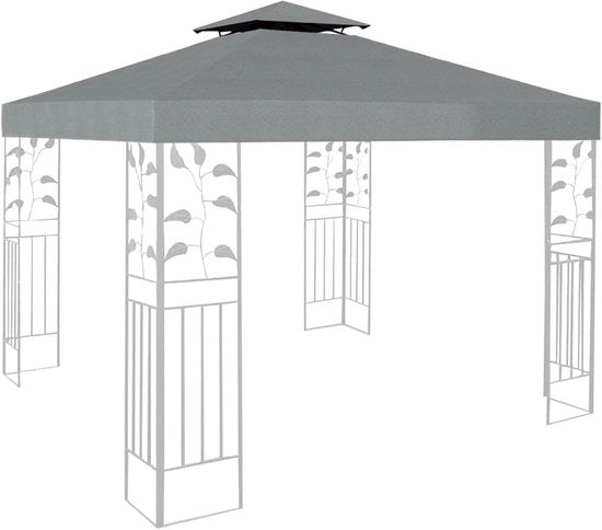 Tetto impermeabile - Copertura e Protezione - 1 pezzo - Grigio - 3 x 3 m
