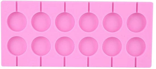 Siliconi per dolci - Forme a cono di cioccolato - Senza BPA - Rosa - Rivestimento per dolci - Ideali per le creazioni casalinghe - 12 forme rotonde