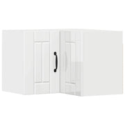 Mobile da cucina moderno con pratico spazio contenitivo 57 x 57 x 40 cm realizzato in legno composito bianco lucido 02_0053978
