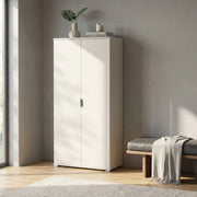 Armadio due ante 180 in Legno Composito cm 75x38x174 - MALCOLM