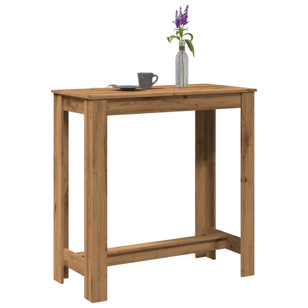 Tavolo Bar Rovere Artigianale 102x50x103,5 cm Legno Multistrato 854417