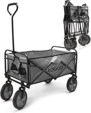 Carrello pieghevole per 100 kg - Carrello per esterno e interno, ideale per pic nic e lavori di giardino