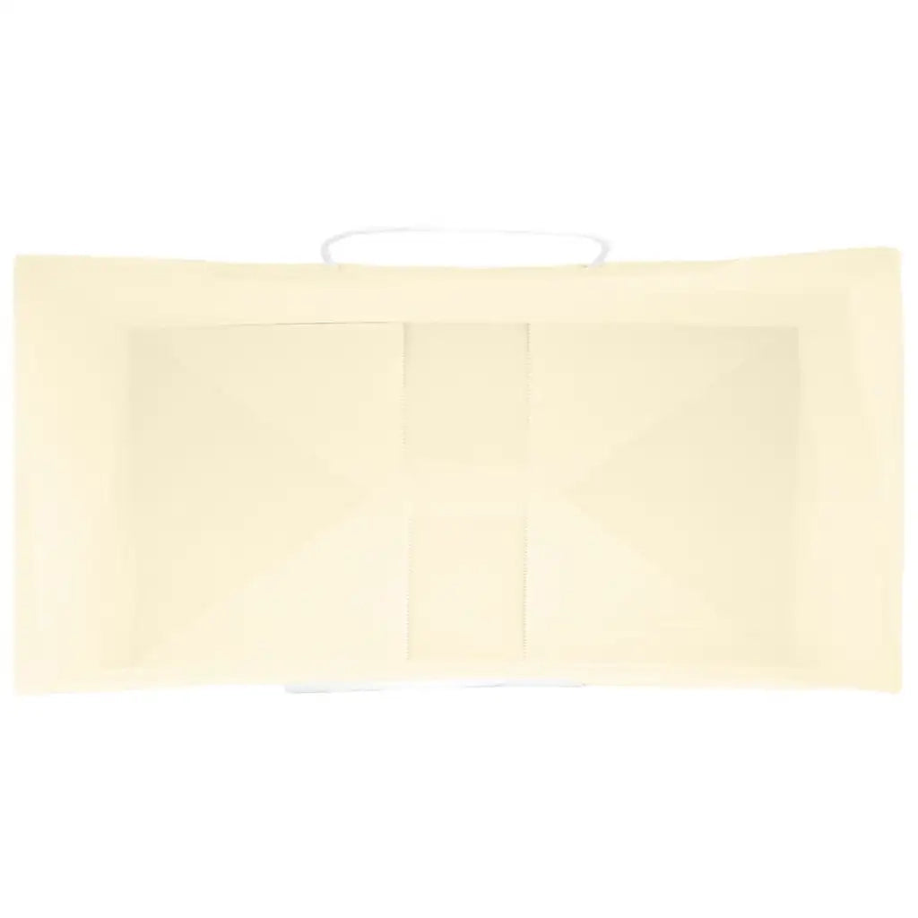 Sacchetti di Carta 250 pz con Manici Gialli 32x17x44 cm