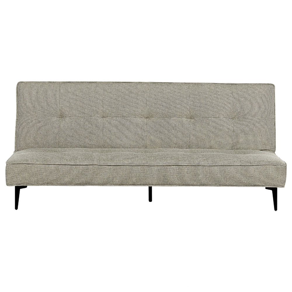 Divano letto in tessuto verde chiaro Soggiorno moderno trasformabile a 3 posti senza braccioli Design minimalista