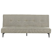 Divano letto in tessuto verde chiaro Soggiorno moderno trasformabile a 3 posti senza braccioli Design minimalista