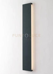 APPLIQUE BIEMISSIONE LED RIBBON ANTRACITE 20W 2600LM 4000K IP65 11,5X2,6X72CM