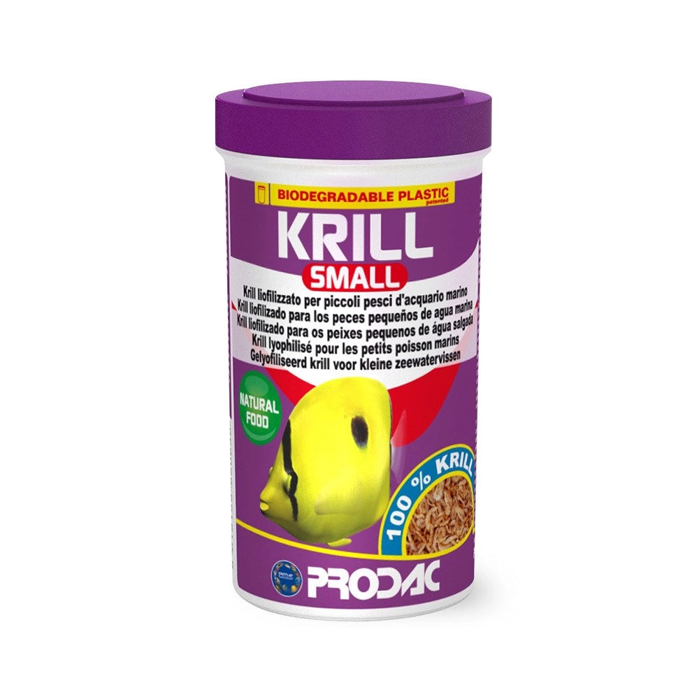 Prodac Krill Small - Alimento al 100% Krill Liofilizzati Formato: 250 ml