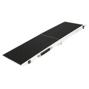 Rampa pieghevole in alluminio per cani capacità 110 kg superficie antiscivolo 183 x 48 cm 16_0000551