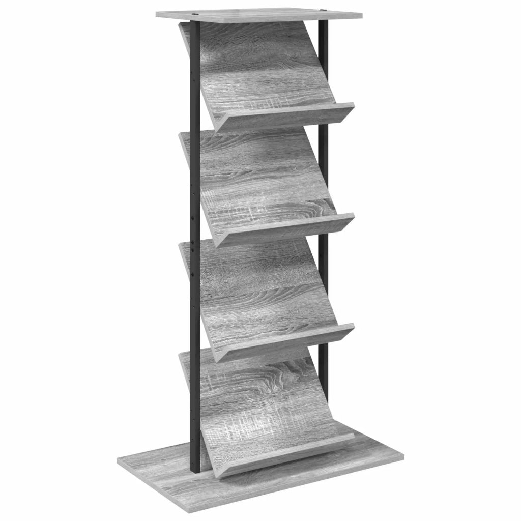 Scaffale per riviste Grigio Sonoma 68 x 40 x 123.5 cm