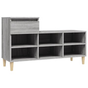 Scarpiera | Mobile per scarpe Grigio Sonoma 102x36x60 cm in Legno Multistrato