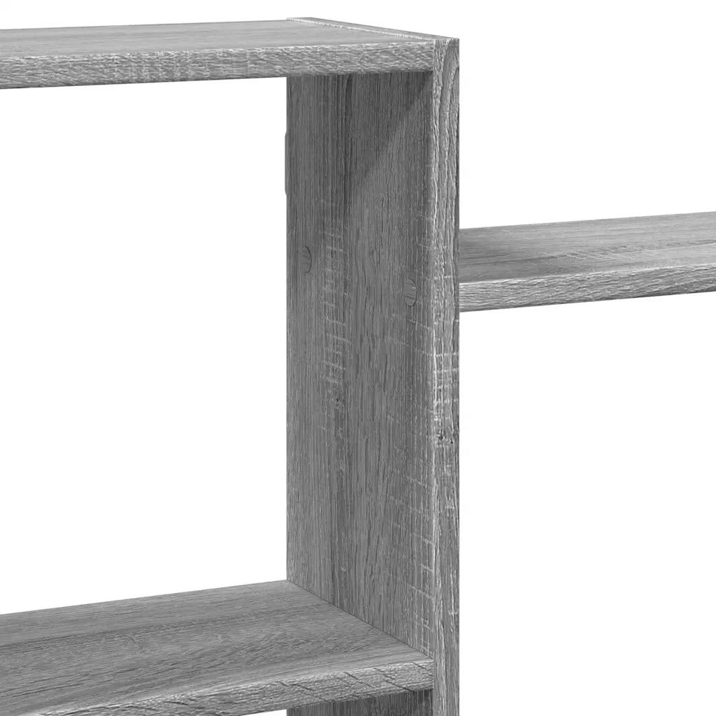 vidaXL Mensola a Muro Grigio Sonoma 159x18x65 cm in Truciolato