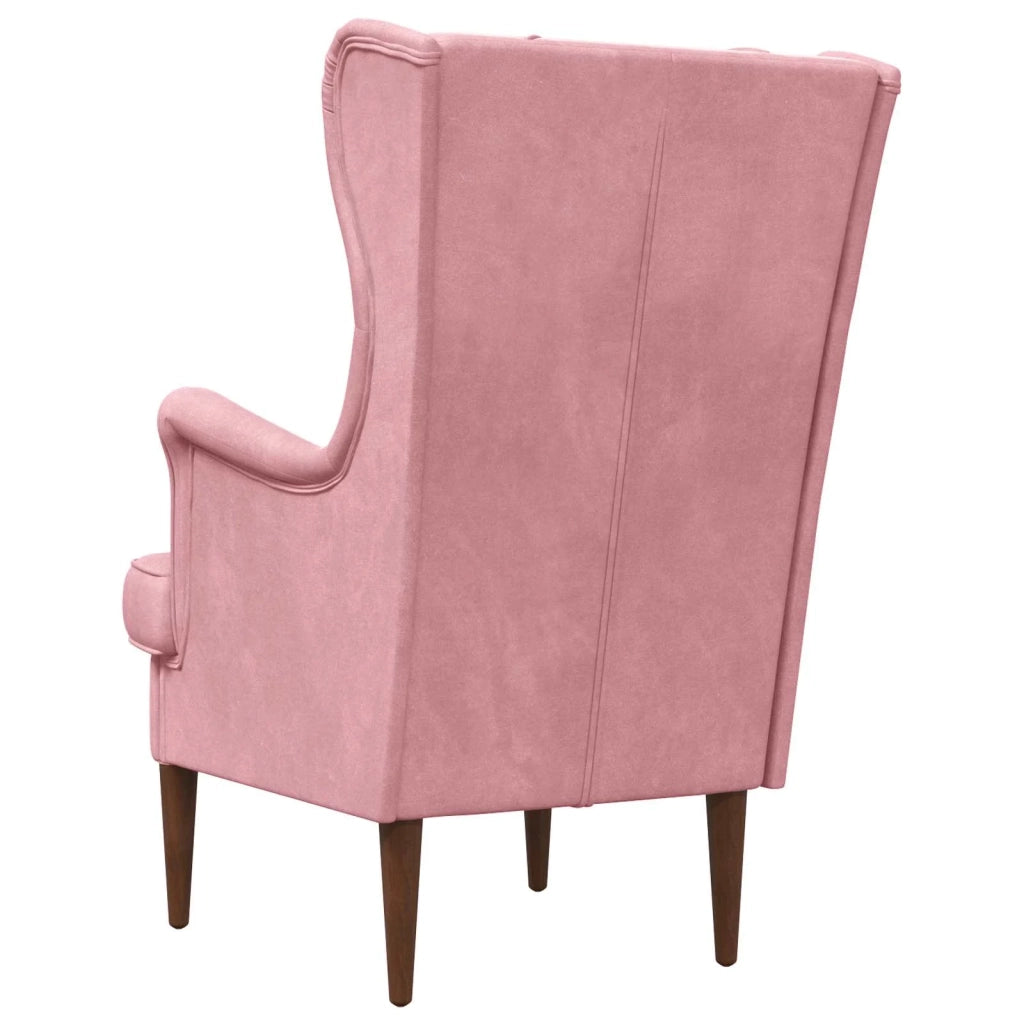 Poltrona | Sedia Relax Rosa Velluto