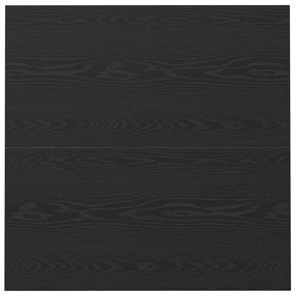 Tavolino da salotto Rovere nero 100 x 100 x 40 cm