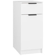 Mobile da ufficio moderno con cassetto e scomparti 33,5 x 50 x 75 cm legno composito bianco 02_0048010