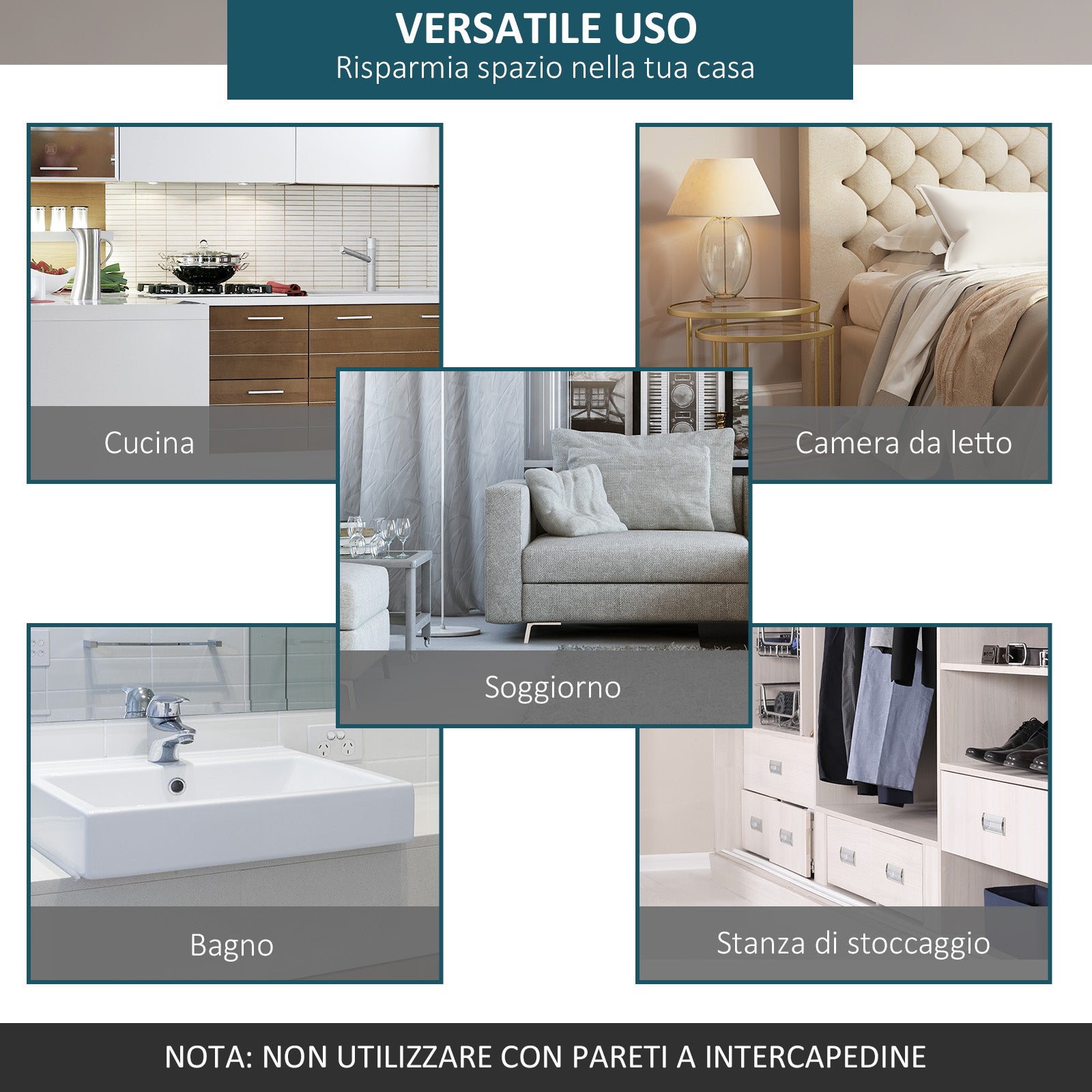 Binario per Porta Scorrevole Singola Stile Rustico 200x4x0,6 cm in Acciaio al Carbonio Marrone