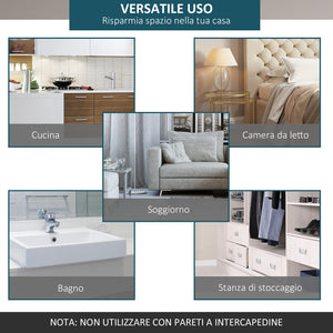 Binario per Porta Scorrevole Singola Stile Rustico 200x4x0,6 cm in Acciaio al Carbonio Marrone