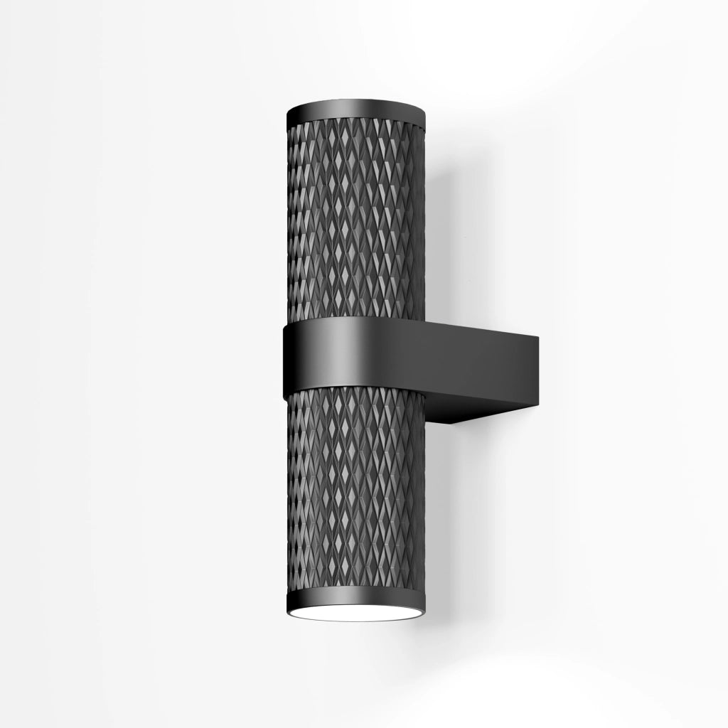 Maytoni applique moderna Focus Design 2 luci GU10 nero metallo