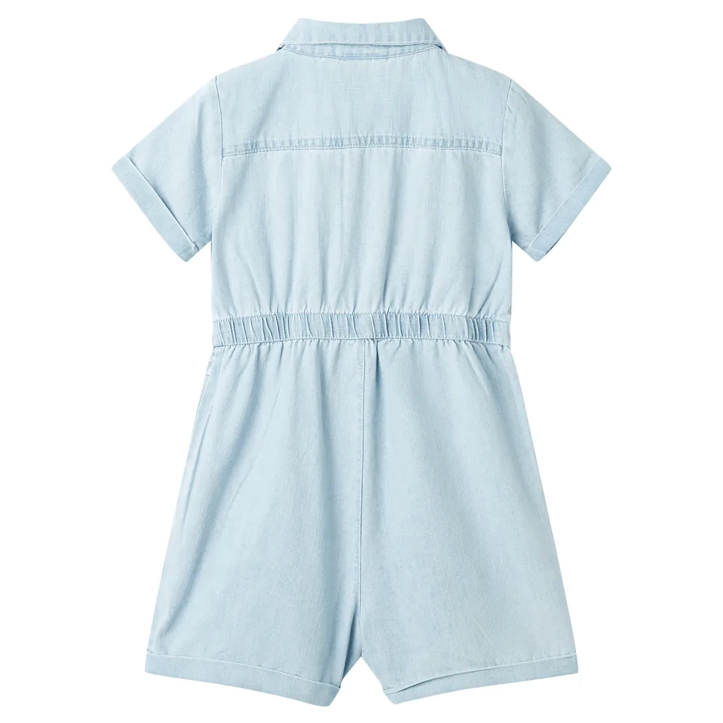 Tutina da Bambina a Maniche Corte Blu Tenue 92 CFW1717194