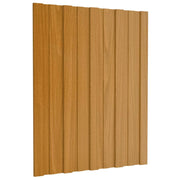Pannello per tetto 12 pcs Naturale 60 x 45 cm Acciaio zincato 42047107