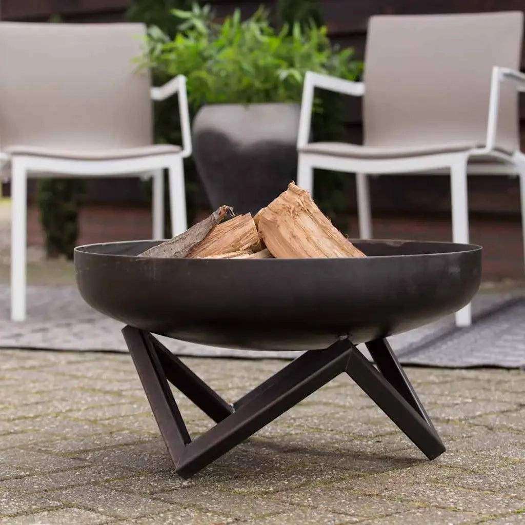 RedFire Braciere Pello Nero in Acciaio Nero 423886