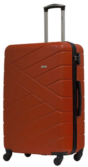 Trolley Valigia Grande Rigida in ABS 4 Ruote TSA Ravizzoni Giove Rosso