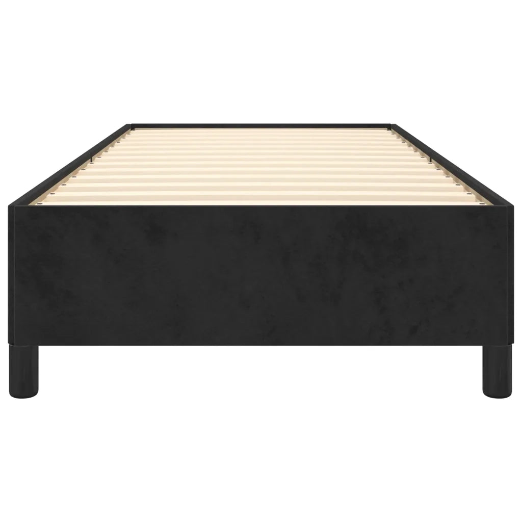Giroletto-Struttura Letto Nero 90x200 cm in Velluto 355327