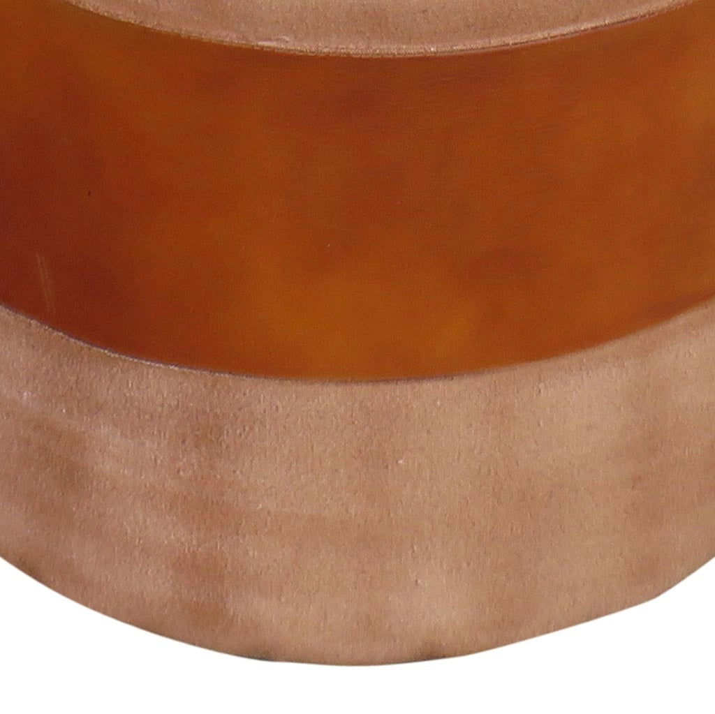 Pouf imbottito fatto a mano marrone 42x42x45h
